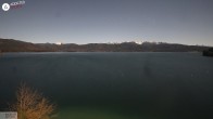 Archived image Webcam Lake Walchensee: View Hotel Karwendelblick 03:00
