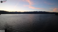 Archiv Foto Webcam Hotel Karwendelblick: Ausblick zum Walchensee 06:00