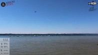 Archiv Foto Webcam Blick von Ammerland über den Starnberger See 13:00
