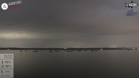 Archiv Foto Webcam Blick von Ammerland über den Starnberger See 23:00