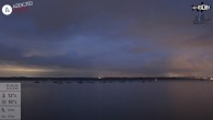 Archiv Foto Webcam Blick von Ammerland über den Starnberger See 03:00