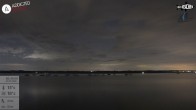 Archiv Foto Webcam Blick von Ammerland über den Starnberger See 23:00