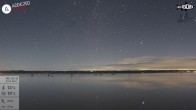 Archiv Foto Webcam Blick von Ammerland über den Starnberger See 03:00