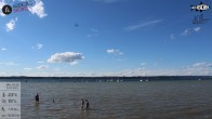 Archiv Foto Webcam Blick von Ammerland über den Starnberger See 15:00