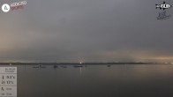 Archiv Foto Webcam Blick von Ammerland über den Starnberger See 23:00