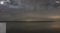 Archiv Foto Webcam Blick von Ammerland über den Starnberger See 23:00