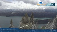 Archived image Webcam Herzogstand: View Lake Kochel 12:00