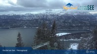 Archiv Foto Webcam Herzogstand: Blick auf den Kochelsee 06:00