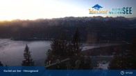 Archiv Foto Webcam Herzogstand: Blick auf den Kochelsee 06:00