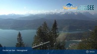 Archiv Foto Webcam Herzogstand: Blick auf den Kochelsee 08:00