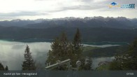 Archiv Foto Webcam Herzogstand: Blick auf den Kochelsee 07:00