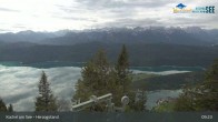 Archiv Foto Webcam Herzogstand: Blick auf den Kochelsee 08:00