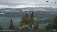 Archiv Foto Webcam Herzogstand: Blick auf den Kochelsee 16:00