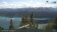 Archiv Foto Webcam Herzogstand: Blick auf den Kochelsee 12:00