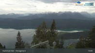 Archiv Foto Webcam Herzogstand: Blick auf den Kochelsee 12:00