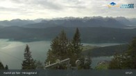 Archiv Foto Webcam Herzogstand: Blick auf den Kochelsee 06:00