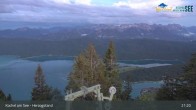 Archived image Webcam Herzogstand: View Lake Kochel 02:00
