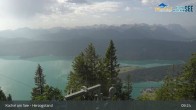 Archiv Foto Webcam Herzogstand: Blick auf den Kochelsee 08:00