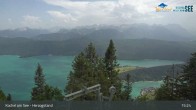Archiv Foto Webcam Herzogstand: Blick auf den Kochelsee 14:00