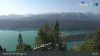 Archiv Foto Webcam Herzogstand: Blick auf den Kochelsee 08:00