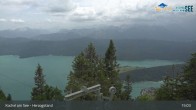 Archiv Foto Webcam Herzogstand: Blick auf den Kochelsee 14:00