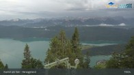 Archiv Foto Webcam Herzogstand: Blick auf den Kochelsee 18:00