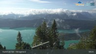 Archiv Foto Webcam Herzogstand: Blick auf den Kochelsee 08:00