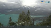 Archiv Foto Webcam Herzogstand: Blick auf den Kochelsee 14:00