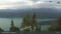 Archiv Foto Webcam Herzogstand: Blick auf den Kochelsee 06:00