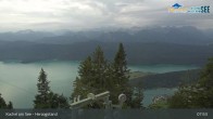 Archiv Foto Webcam Herzogstand: Blick auf den Kochelsee 07:00
