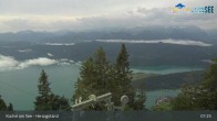 Archiv Foto Webcam Herzogstand: Blick auf den Kochelsee 06:00