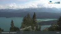 Archiv Foto Webcam Herzogstand: Blick auf den Kochelsee 14:00