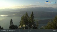 Archiv Foto Webcam Herzogstand: Blick auf den Kochelsee 06:00