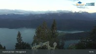 Archiv Foto Webcam Herzogstand: Blick auf den Kochelsee 18:00
