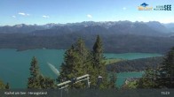 Archiv Foto Webcam Herzogstand: Blick auf den Kochelsee 14:00