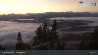 Archiv Foto Webcam Herzogstand: Blick auf den Kochelsee 06:00
