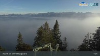 Archiv Foto Webcam Herzogstand: Blick auf den Kochelsee 16:00