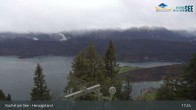 Archiv Foto Webcam Herzogstand: Blick auf den Kochelsee 16:00