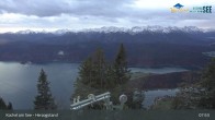 Archiv Foto Webcam Herzogstand: Blick auf den Kochelsee 07:00