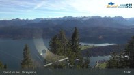 Archived image Webcam Herzogstand: View Lake Kochel 12:00