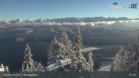 Archiv Foto Webcam Herzogstand: Blick auf den Kochelsee 14:00