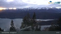 Archiv Foto Webcam Herzogstand: Blick auf den Kochelsee 06:00