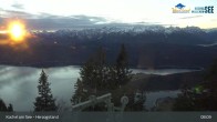 Archiv Foto Webcam Herzogstand: Blick auf den Kochelsee 07:00
