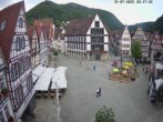 Archiv Foto Webcam Marktplatz von Bad Urach 19:00