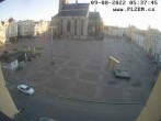 Archiv Foto Webcam Platz der Republik in Pilsen (Plzen) 00:00