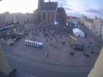 Archived image Webcam Republic Square Pilsen, Czech Republic 19:00