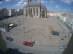 Archiv Foto Webcam Platz der Republik in Pilsen (Plzen) 13:00