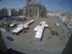 Archiv Foto Webcam Platz der Republik in Pilsen (Plzen) 13:00