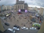 Archiv Foto Webcam Platz der Republik in Pilsen (Plzen) 19:00