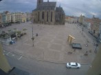 Archived image Webcam Republic Square Pilsen, Czech Republic 19:00